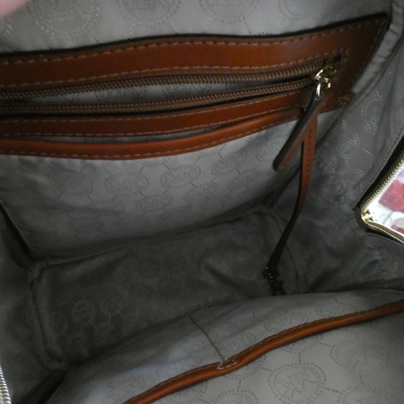 Michael Kors Brown Jet Set Studded